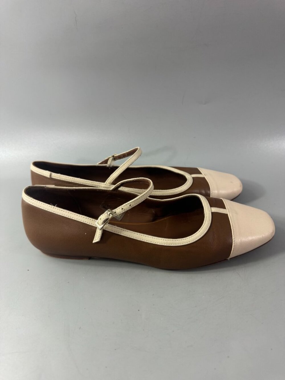 alohas Agate Retro Tan Ballet Flats, Size 39, US 8 - Picture 3 of 16